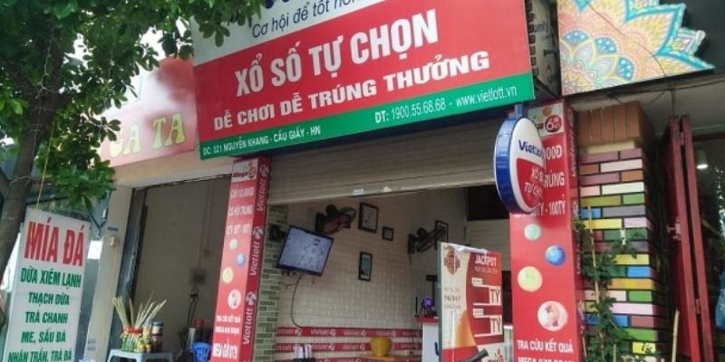 Dễ dàng mua vé tại đại lý Vietlott Mega 6/45 